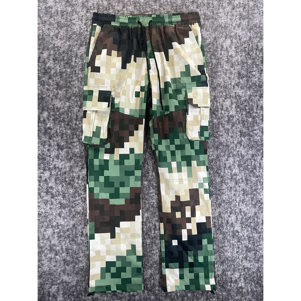 Original Fables Men's M 30x31 Camo Pants Shaping Culture Drawstring Minecraft